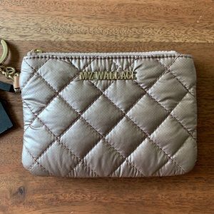NWT MZ Wallace rose gold Metro key pouch